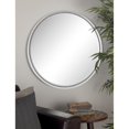 thumbnail image 3 of Deco Marche Metal Room Wall Mirror - Silver - Roche River Decor Silver - 30"D, 3 of 5
