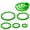 10-Green, variant on Fish Tanks Floating Plant Corral Set of 5/10pcs Aquarium Floating Plant EVA Holder Plant Rings Fish Feeding