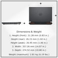 thumbnail image 5 of Dell G15 5535 Gaming Laptop , 15.6" FHD Display, AMD Ryzen 7 7840HS, 64 GB DDR5 RAM, 1 TB PCIe SSD, NVIDIA GeForce RTX 4060, Backlit Keyboard, Windows 11 Home, Dark Shadow Gray, 5 of 5