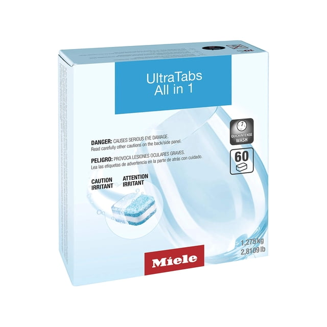 Pastillas de detergente para lavavajillas Miele UltraTabs All-in-One x60