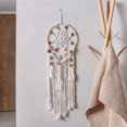 thumbnail image 2 of 100 Uds./200 Uds. Cuentas de madera para manualidades, cuentas con orificio grandes para macramé para pulsera, collar, joyería, trenza de pelo Diy, 9mm, 2 of 5