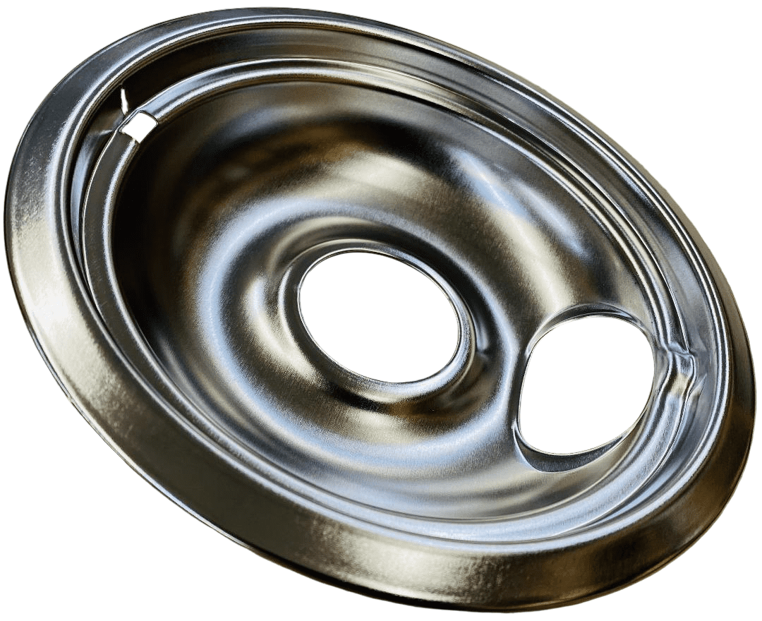 Range Top Drip Pans for Whirlpool, Sears, 3 of W10196406 & 1 of W10196405