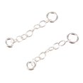 thumbnail image 1 of Abbracc 2pcs Extension Chaîne Bijoux Rallonge Queue Lien Résultats 925 Sterling - 1-15mm, 1 of 9