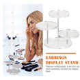 thumbnail image 4 of 1Pc Three Layers Tabletop Jewelry Display Stand Earrings Display Storage Rack, 4 of 4