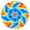 Colorful Rainbow Tie, variant on Colorful Tie Dye Mandala Pattern Round Fitted Tablecloth with Elastic Edge,Dining Table Cover Waterproof,Outdoor Round Tablecloth for Camping,Dining,Indoor and Outdoor