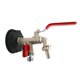 thumbnail image 1 of Adaptador de de agua IBC de jardín de cobre para jardín, conector de de grifo de agua, herramienta de montaje de rosca interna, fácil F Gloria Adaptador de tanque IBC, 1 of 9