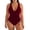 Red, variant on Yievot Plus Size One Piece Swimsuits for Women Tummy Control Modest Bathing Suit Shapewear Swimwear