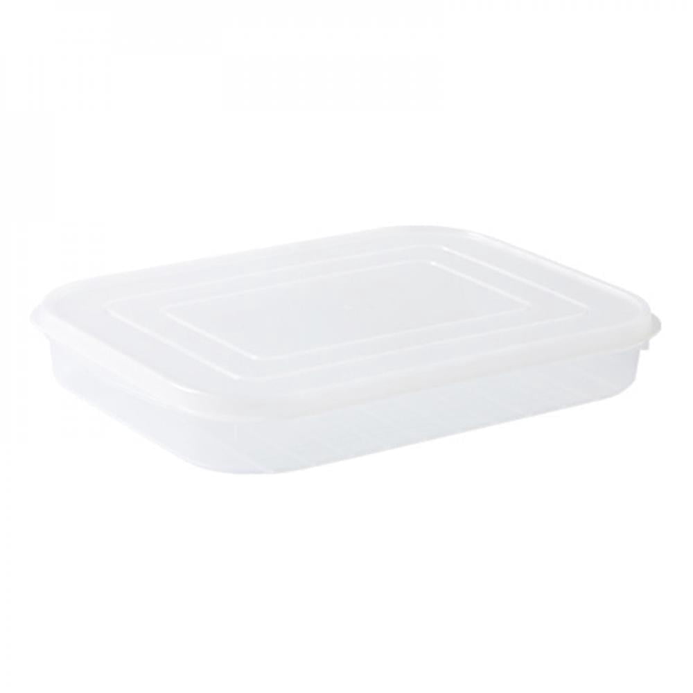 LNGOOR []Airtight Saver Food Storage Containers Bacon Keeper for Refrigerator BPA-FREE Plastic Bacon Container for Fridge Perfect for Bacon Lunch Meat and Cheese Storage