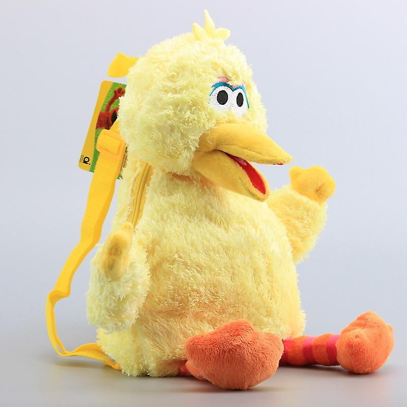 3 Style 45cm Sesame Street Plush Backpack Red Elmo Blue Cookie Guy Yellow Big Bird Plush Bag Children s School Bag Free Shipping Walmart