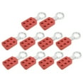 thumbnail image 4 of Lockout Happe, Happe Rouge Happe 10 Pcs pour Travailleur pour Industriel pour Endroits Inflammables et Explosifs, 4 of 8