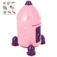 thumbnail image 3 of Rocket Piggy Bank Cartoon Money Box Coin Bank Kids Piggy Bank Adorable Rocket Coin Box, 3 of 8