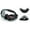 Matte Black, variant on Cloud 9 - Safety Goggles Motorcycle Sports Lenses UV Protection Multicolor