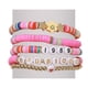 thumbnail image 1 of Likrtyny 5 Pulseras Amistad Con Cuentas Letras para Niñas Y Mujeres Fans Taylor (estilo B), 1 of 9