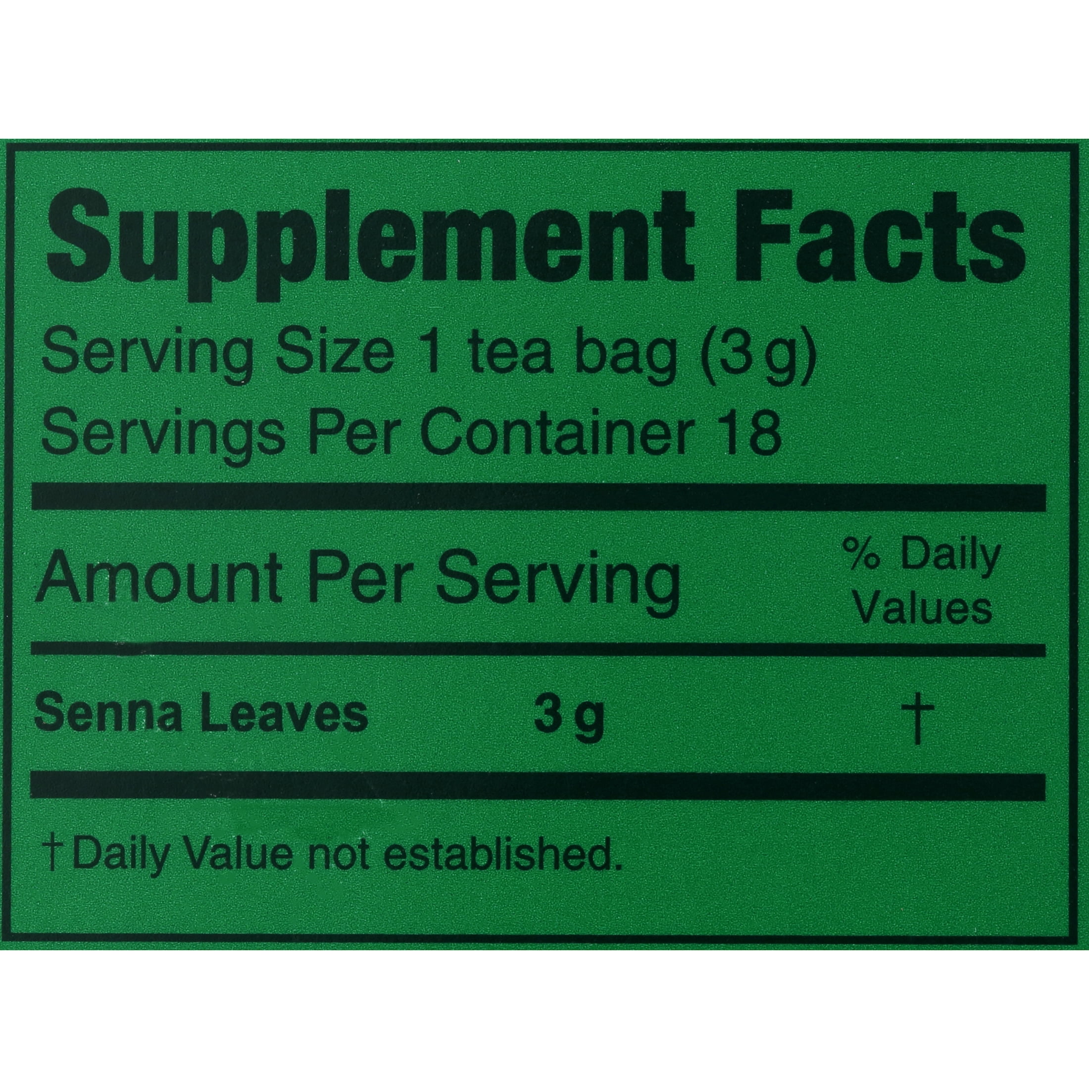 3 Ballerina Herbal Tea, Extra Strength Original Flavor 18 Tea Bags (1 PK)
