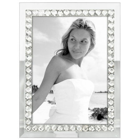 4x6 Jewel Mirror Glass Photo Frame
