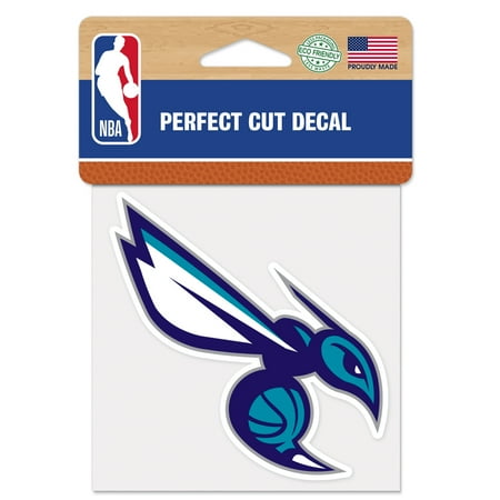 NBA Charlotte Hornets Prime 4" x 4" Perfect Cut Decal