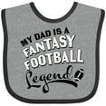 thumbnail image 3 of Inktastic My Dad is a Fantasy Football Legend Boys or Girls Baby Bib, 3 of 4