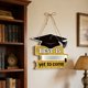 thumbnail image 5 of CaiYueKe 2026 Graduation Decorations Gold Congrats Grad Banner Porch Sign Welcome Wreath Graduation Decorations for Party Decorations Hanging Door Decor, 5 of 7