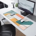 thumbnail image 4 of Versatile Large Gaming Mouse Pad - Abstract Art Design, Waterproof, Non-Slip Base - Perfect for Gaming or Office Laptop - Modern Boho Leaves - Extended Desk Pad - 31.5 X 11.8 Inch, 4 of 7