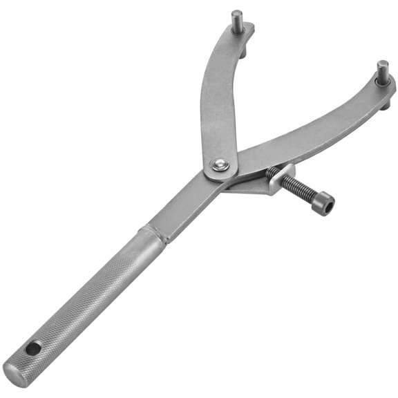 Trkimal Adjustable Locking Spanner Wrench Clutch, Wrench Holder Hub Rotor Flywheel Sprocket Spanner Wrench Set Fan Clutch Removal Tool for Scooter Motorcycle Accessories