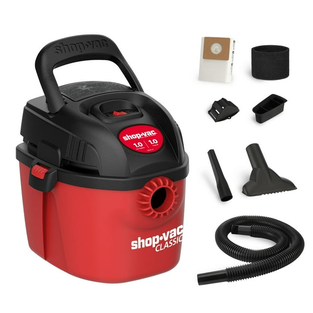 Aspiradora para productos húmedos y secos Shop-Vac 2021000, 3,8 L, 1 HP, portátil y compacta