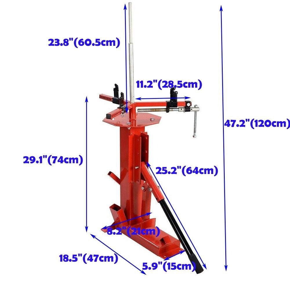 Universal Tire Dismantling Machine Manual Car Tire Changer for 8" to 18" Universal Car Tire Machine