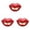 Red 3PCS, variant on Dog Pacifier Toy Funny Red Lips Dog Pacifier Silicone Chew Toy | Teething Soft Oral Health Care Calming Pet Teether For Training 1pc