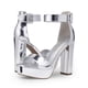 thumbnail image 4 of Sandalia DREAM PAIRS Orinthia Plata Plataforma 8.5, 4 of 7