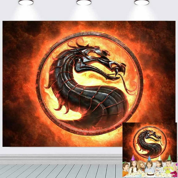 Black Adam Backdrop Banner Party Supplies Poster Movie Theme Background for Photography Kids Birthday Decorations