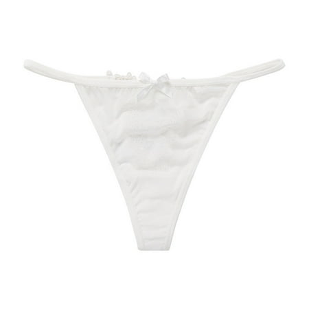 

Womens Thongs No Show Panties Underwear Low Rise T Back Underpants