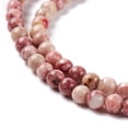 thumbnail image 4 of Natural Maifanite/Maifan Stone Beads Strands Dyed Round Flamingo 4~4.5mm Hole: 1mm about 91~100pcs/strand 14.96~15.35 inch(38~39cm), 4 of 4