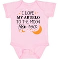 thumbnail image 3 of Inktastic I Love My Abuelo to the Moon and Back Boys or Girls Baby Bodysuit, 3 of 5