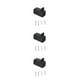 thumbnail image 4 of Ounissouiy Gancho de baño Ganchos de suspensión de acero inoxidable Estante Herramientas Decoración Toallas Estante de almacenamiento Suministros tipo 21 3piezas Ounissouiy CBP183397, 4 of 6