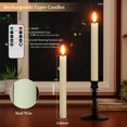 thumbnail image 2 of Velas Recargables sin Llama CAMCLIM 2 Pzas Marfil, 2 of 6