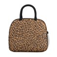 thumbnail image 2 of Womens Brown and Black Leopard Print Lunch Box for Work,Insulated Lunch Bag for Women,Loncheras Para Mujer,Leakproof Adult Lunch Bag for Work,Beach,Travel,Picnic,Camping, 2 of 7