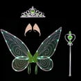 thumbnail image 1 of Alas de hadas para niñas, alas de mariposa iluminadas para adultos, disfraz de hada LED para mujer, fiesta de disfraces de Halloween, 1 of 6