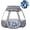 Black
(White&Grey&Blue Balls), variant on PigPigPen Soft Play Ball Pit for Infants & Toddlers with Colorful Balls, Princess Playroom Tent Included