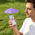 thumbnail image 6 of Purple Suction Cup Phone Sun Shade Umbrella, UV Block & Anti-Glare Waterproof Cover, Adjustable Angle Phone Shield for Outdoor Live Streaming, Selfies & Video Calls, 6 of 6