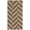Cream/Gold, variant on SAFAVIEH Courtyard Arnold Chevron Stripes Indoor/Outdoor Area Rug Cream/Green, 2'7" x 5'
