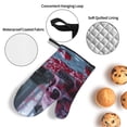 thumbnail image 3 of Cauagu Gothic Red Skull Cemetery Print Oven Mitts and Pot Holders 4 pcs Set,Extra Thicken Long Kitchen Oven Glove Potholders BBQ Gloves-Oven Mitts and Pot Holders(11 Inch), 3 of 6