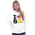 thumbnail image 3 of PACMAN I Love the 80s Cherry Fruit Hoodie Sweatshirt Women Men Brisco Brands M, 3 of 6