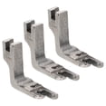 thumbnail image 1 of Miangastore 3 Pcs Seam Alignment Presser Foot Silver for Home Users and Crafters, 1 of 8