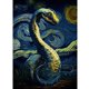 thumbnail image 1 of Pintura de diamante 5D DIY Kit de serpiente de taladro redondo completo Arte Decoración del hogar (B6475) Hugtrwg Para estrenar, 1 of 9