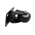 thumbnail image 4 of FixtureDisplays® 2 Inch 88 lbs Capacity PU Wheel Metal Top Plate 360 Degree Rotation Swivel Furniture Caster Black Polyurethane Wheel Non-locking Castor 88 lbs Load Capacity Each Wheel 400300-1PK, 4 of 7