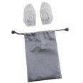 thumbnail image 1 of 2x Empuñaduras de gimnasio para levantamiento de pesas Almohadillas de agarre de silicona Empuñaduras de mano para peso muerto Gris, 1 of 9