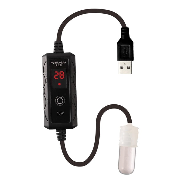 Calentador de acuario Sunnimix Varilla del calentador del tanque del acuario 10W