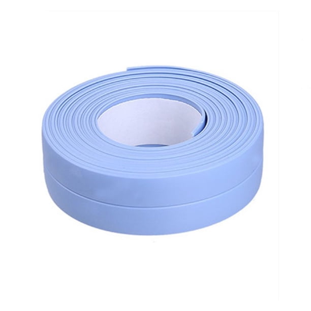 Naiovety Tiras de sellado Adhesivo de pared Cinta autoadhesiva antimoho Baño Cocina Fregadero Encimera Restaurante 3.2m * 2.2cm Azul Type3 NO3
