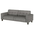 thumbnail image 4 of Coaster Deerhurst Fabric Upholstered Track Arm Tufted Sofa in Charcoal, 4 of 14