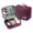 Purple, variant on Electronic Organizer Travel Cable, Cable Organizer Bag, Large Travel Storage Bag Pouch Portable Waterproof Storage for Cable, Mouse,USB Cable,Power Bank,Cord, Charger - Black