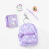 Claire's Purple Unicorn 4'' Backpack Stationery Set